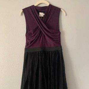 HD Paris Anthropologie Knit Tulle Dress Small